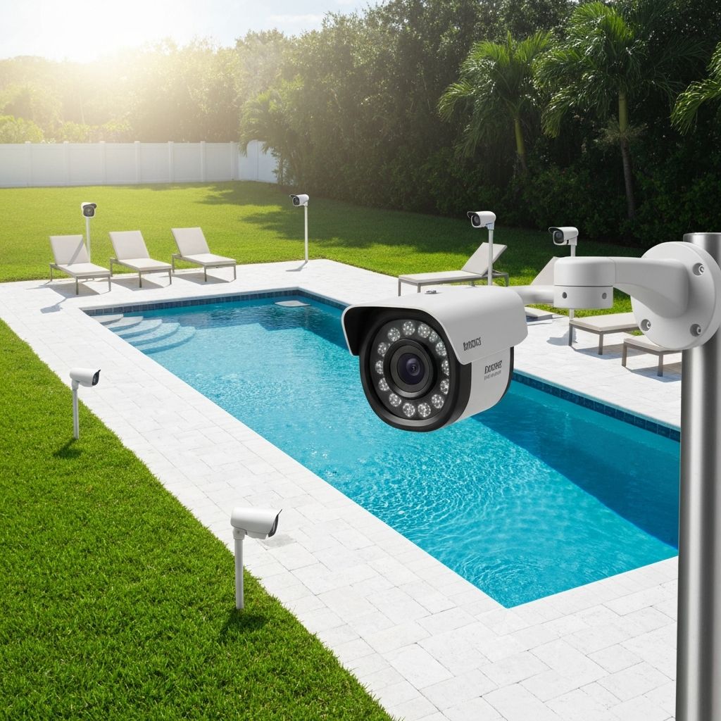 Pool Area Security - Security Cameras in Naples, FL